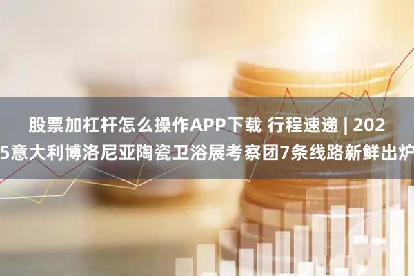 股票加杠杆怎么操作APP下载 行程速递 | 2025意大利博洛尼亚陶瓷卫浴展考察团7条线路新鲜出炉